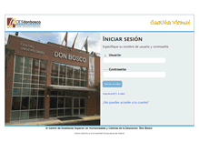 Tablet Screenshot of gestion.cesdonbosco.com